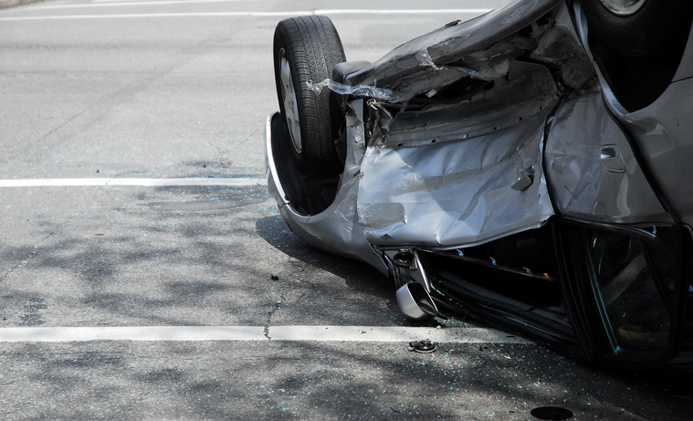 Drunk Driver Crashes Into 4 Parked Vehicles in DWI Rollover Accident ...