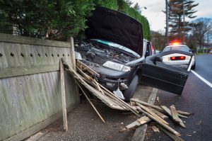 car crash into fence, loss of control accident, hit-and-run, car hit my fence what do I do, car strikes fence, vehicle-into-building accidents, does insurance cover car damage to my fence.